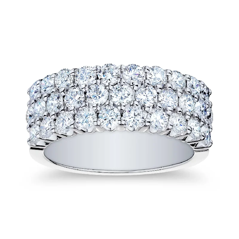 Exclusive Online Discounts On Stylish Jewelry Bremer Jewelry Round Diamond Half Anniversary Fashion Ring in Platinum (2.17ctw) Exclusive Online Discounts On Stylish Jewelry Bremer Jewelry Round Diamond Half Anniversary Fashion Ring in Platinum (2.17ctw)
