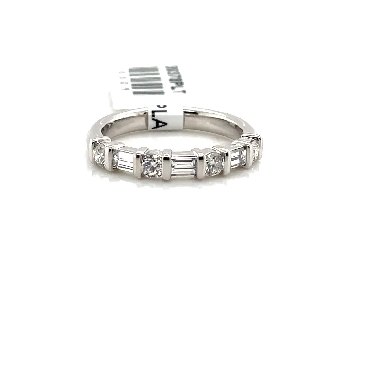 Timeless Jewelry At Special Discount Rates Bremer Jewelry Round Half Anniversary Fashion Ring in Platinum (0.77ctw) Timeless Jewelry At Special Discount Rates Bremer Jewelry Round Half Anniversary Fashion Ring in Platinum (0.77ctw)