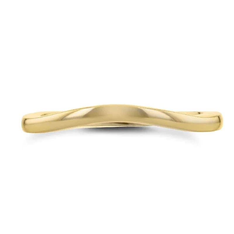 Don't Miss Out On Jaw-Dropping Jewelry Discounts Contour Wedding Band in 14k Yellow Gold Don't Miss Out On Jaw-Dropping Jewelry Discounts Contour Wedding Band in 14k Yellow Gold