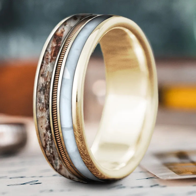 Elegant Rose Gold Jewelry For A Stylish Touch Custom Design - 3-Inlay Metal Center Ring ZrWp79lQ6rEQ-CoT1lFtfKtq Elegant Rose Gold Jewelry For A Stylish Touch Custom Design - 3-Inlay Metal Center Ring ZrWp79lQ6rEQ-CoT1lFtfKtq