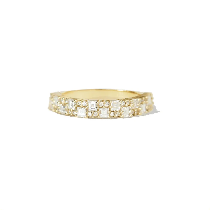 Best Jewelry Sale Prices – Limited-Time Offer Deco Brick Diamond Mosaic Band