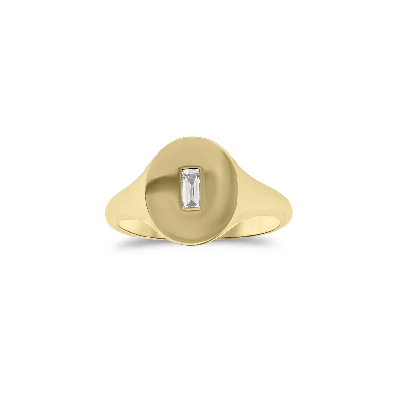 Limited-Stock Jewelry Clearance – Grab Your Favorites Now Diamond Baguette Signet Pinky Ring Limited-Stock Jewelry Clearance – Grab Your Favorites Now Diamond Baguette Signet Pinky Ring