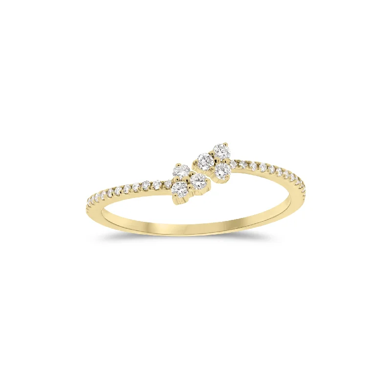 Handcrafted Jewelry Sale – Unique Designs At Low Prices Diamond Petite Trios Ring