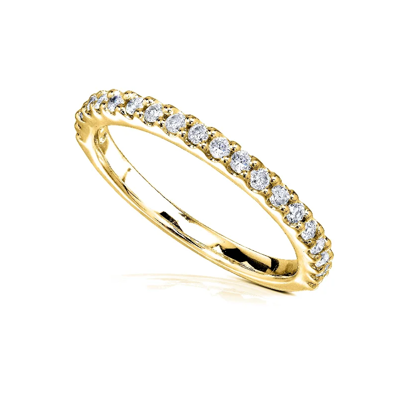 Shop Dazzling Jewelry With Special Promotional Discounts 1/4ct Natural Diamond Semi-Eternity Shop Dazzling Jewelry With Special Promotional Discounts 1/4ct Natural Diamond Semi-Eternity
