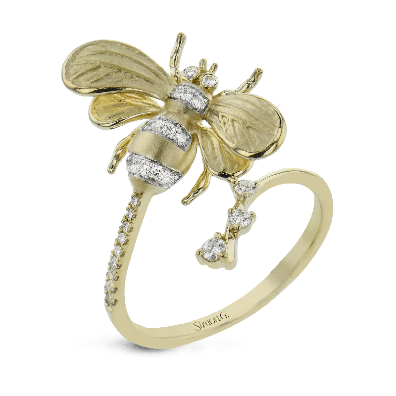 Exclusive Jewelry Sale – Sparkle For Less Bee Fashion Ring In 18k Gold With Diamonds Exclusive Jewelry Sale – Sparkle For Less Bee Fashion Ring In 18k Gold With Diamonds
