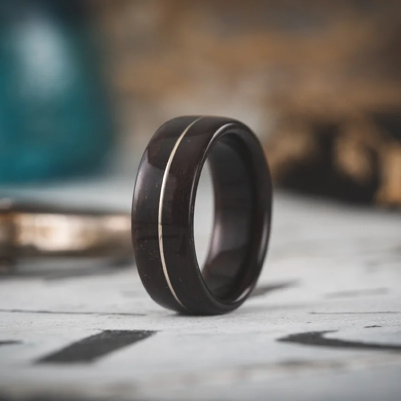 Limited-Time Offer On Premium Jewelry Collections (In-Stock) Indian Rosewood Ring & White Gold - Size 10 | 8mm Wide Limited-Time Offer On Premium Jewelry Collections (In-Stock) Indian Rosewood Ring & White Gold - Size 10 | 8mm Wide