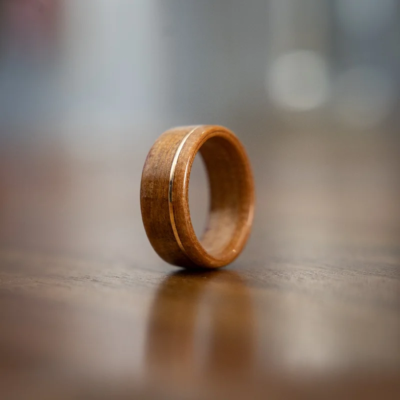 Huge Markdowns On Premium Jewelry Styles (In-Stock) Louisiana Bogwood Ring & Offset Yellow Gold - Size 10.5 | 9mm Wide Huge Markdowns On Premium Jewelry Styles (In-Stock) Louisiana Bogwood Ring & Offset Yellow Gold - Size 10.5 | 9mm Wide