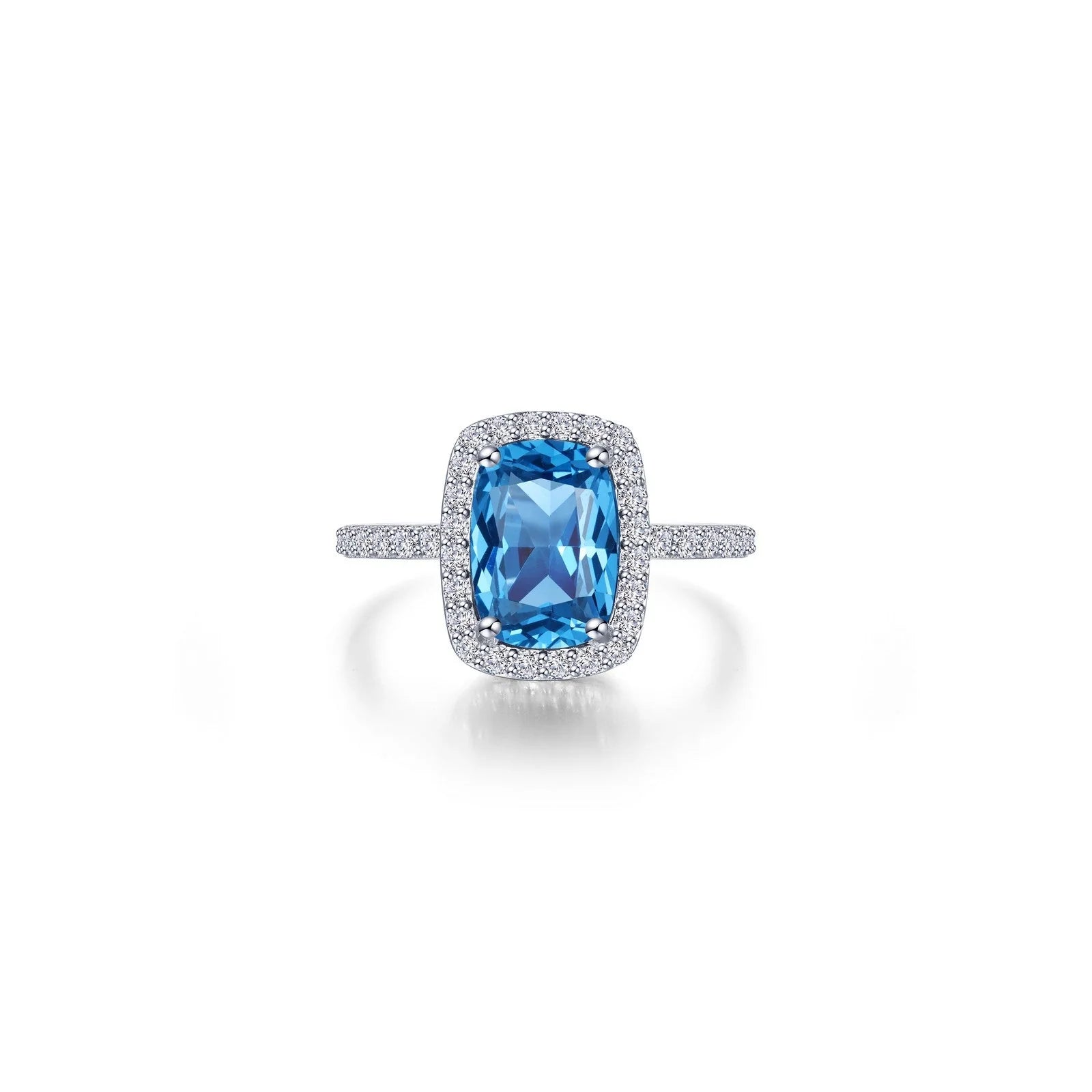 Jewelry Deals That Sparkle – Shop Today Lafonn Simulated Diamond & Blue Topaz Halo Cushion-Cut Ring R0545BTP06 Jewelry Deals That Sparkle – Shop Today Lafonn Simulated Diamond & Blue Topaz Halo Cushion-Cut Ring R0545BTP06