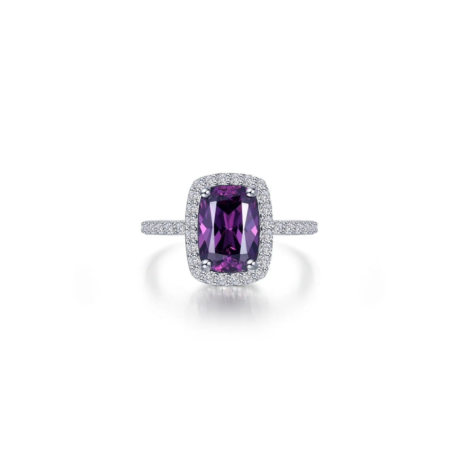 Exclusive Jewelry Markdowns – Limited-Time Offer Lafonn Simulated Diamond & Amethyst Halo Cushion-Cut Ring R0545AMP06 Exclusive Jewelry Markdowns – Limited-Time Offer Lafonn Simulated Diamond & Amethyst Halo Cushion-Cut Ring R0545AMP06