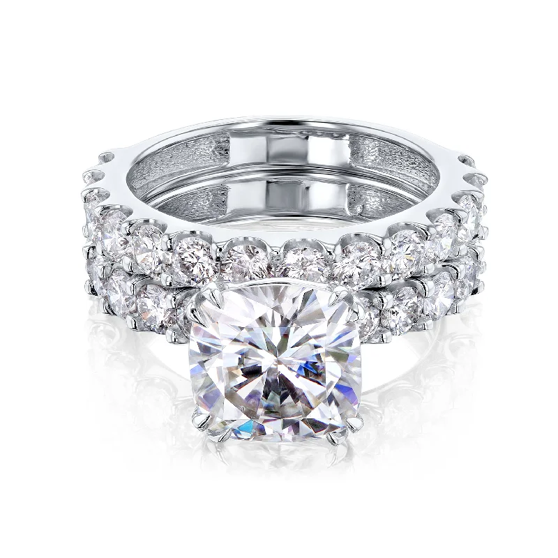 Affordable Gold-Plated Jewelry For Modern Fashion Kobelli Grown - Lorette 4.90ct Lab Diamond Bridal Rings Set Affordable Gold-Plated Jewelry For Modern Fashion Kobelli Grown - Lorette 4.90ct Lab Diamond Bridal Rings Set