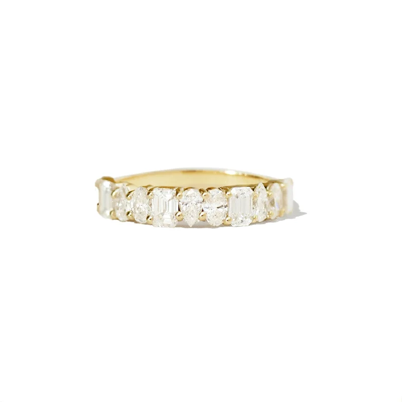 Shop Handcrafted Jewelry At Special Promotional Rates Oval, Emerald & Pear Diamond Mosaic Band Shop Handcrafted Jewelry At Special Promotional Rates Oval, Emerald & Pear Diamond Mosaic Band