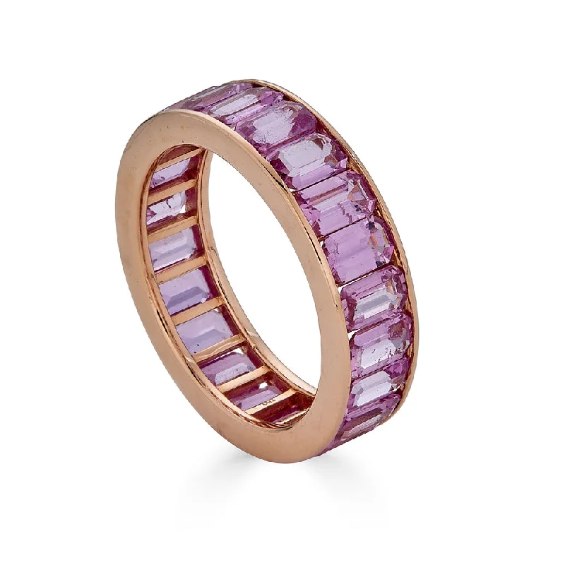 Elegant Jewelry, Exclusive Prices – Shop Now Pink Sapphire Eternity Band