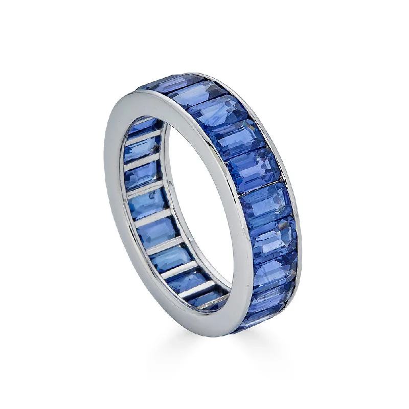 Premium Jewelry Now Available At Special Discounts Blue Sapphire Eternity Band