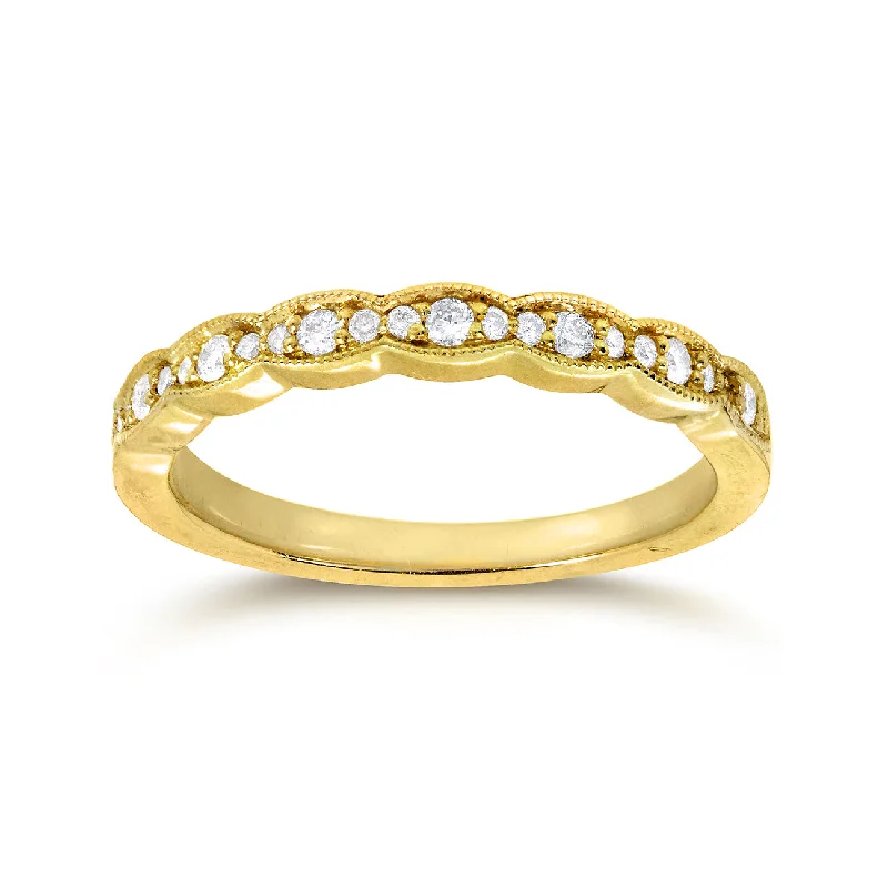 Timeless Elegance, Temporary Discounts – Act Fast Wavy Pave Band