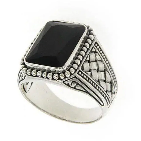 Dazzle In Elegance With Our Biggest Jewelry Sale Samuel B. Essex Black Onyx Sterling Silver Ring Dazzle In Elegance With Our Biggest Jewelry Sale Samuel B. Essex Black Onyx Sterling Silver Ring