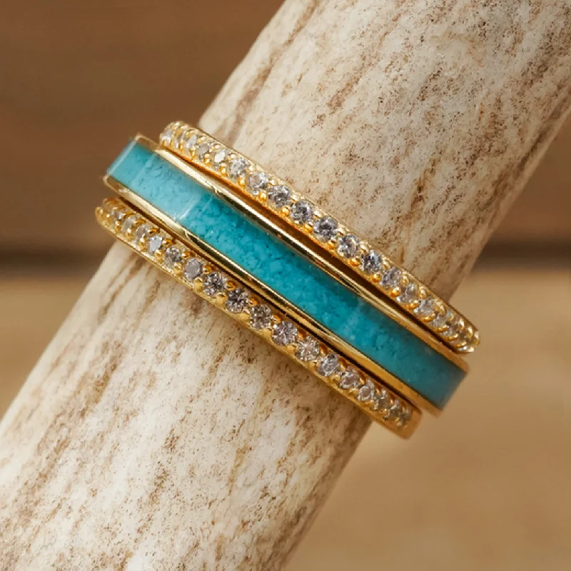 Fashion-Forward Jewelry At Incredible Prices The Gold Sierra Stacker Set