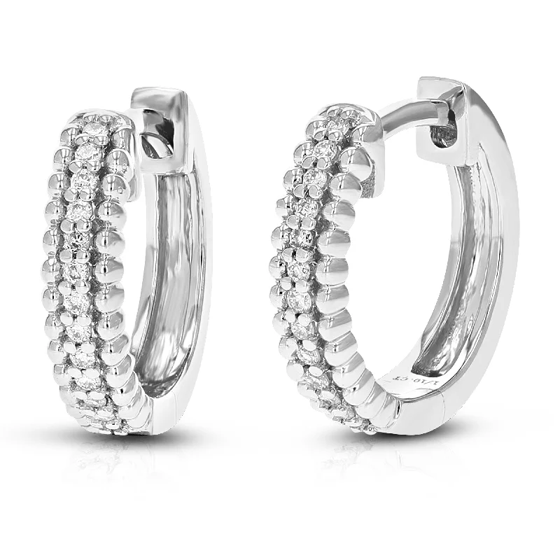 Exclusive Jewelry Discounts – Shop Now For Savings 1/10 cttw Round Cut Lab Grown Diamond Hoop Earrings in .925 Sterling Silver Prong Set 1/2 Inch Exclusive Jewelry Discounts – Shop Now For Savings 1/10 cttw Round Cut Lab Grown Diamond Hoop Earrings in .925 Sterling Silver Prong Set 1/2 Inch
