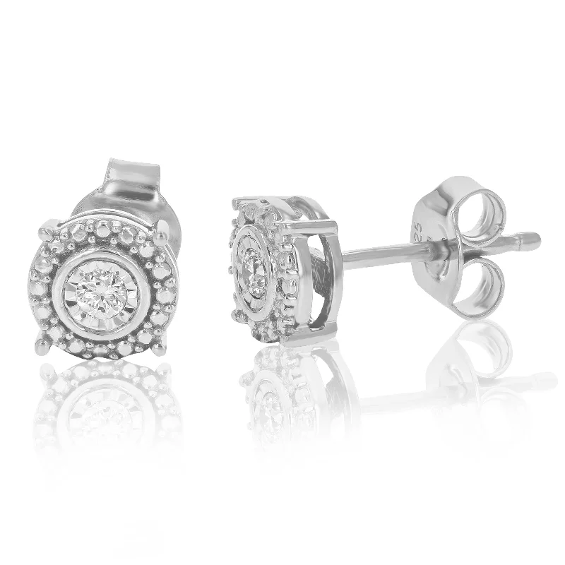Unique Jewelry For Less – Shop The Sale Now 1/10 cttw Round Lab Grown Diamond Stud Round Earrings .925 Sterling Silver Stylish Design Prong Setting Unique Jewelry For Less – Shop The Sale Now 1/10 cttw Round Lab Grown Diamond Stud Round Earrings .925 Sterling Silver Stylish Design Prong Setting