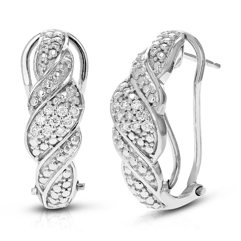 Timeless Beauty, Unbeatable Deals – Jewelry Sale On 1/5 cttw Round Lab Grown Diamond Hoop Earrings Stunning Prong Setting on .925 Sterling Silver Size 1 Inch Timeless Beauty, Unbeatable Deals – Jewelry Sale On 1/5 cttw Round Lab Grown Diamond Hoop Earrings Stunning Prong Setting on .925 Sterling Silver Size 1 Inch