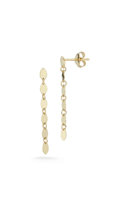 Chic And Stylish Jewelry At Exclusive Prices 14K Gold Drop Earrings