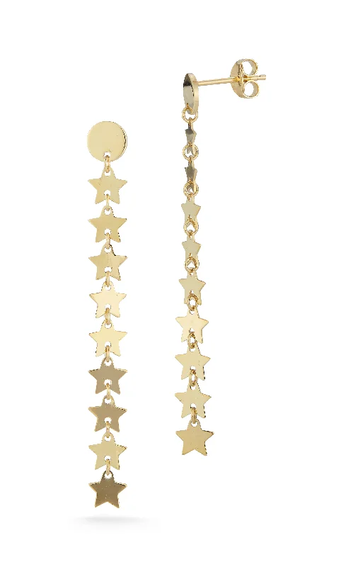 Don't Miss Our Biggest Jewelry Sale Of The Season 14K Gold Star Drop Earrings