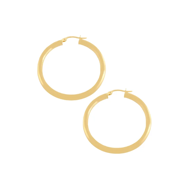 Premium Jewelry Now Available At Special Discounts 14k Gold Tube Hoop Earrings