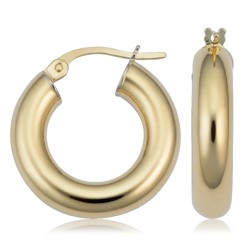 Special Jewelry Deals – Upgrade Your Collection 14k Gold Tube Hoop Earrings