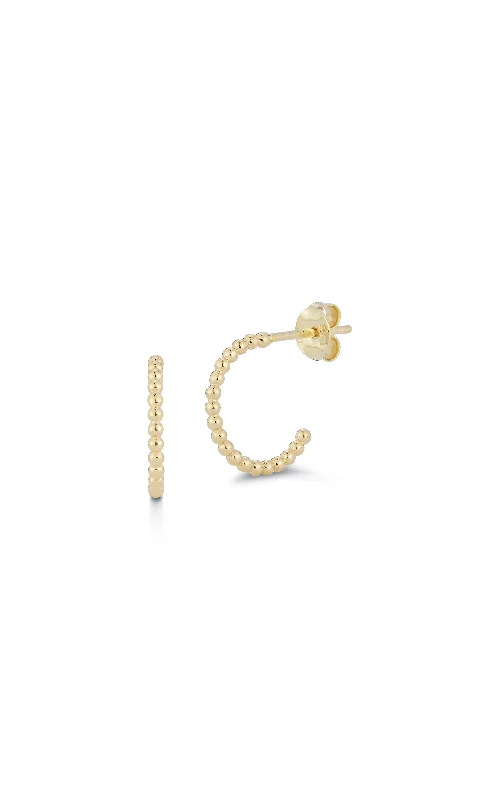 Luxury Meets Affordability – Jewelry Sale Now Live 14K Italian Gold Ball Hoop Earrings Luxury Meets Affordability – Jewelry Sale Now Live 14K Italian Gold Ball Hoop Earrings