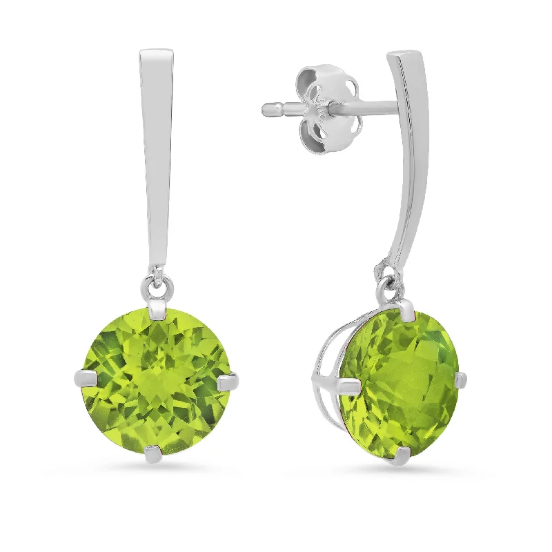 Jewelry Clearance Event – Stock Up Before It's Over 14k White Gold Solitaire Round-Cut Gemstone Drop Earrings (8mm) Jewelry Clearance Event – Stock Up Before It's Over 14k White Gold Solitaire Round-Cut Gemstone Drop Earrings (8mm)