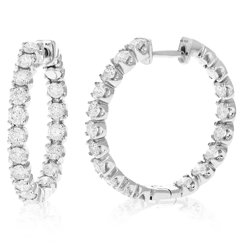 Personalized Jewelry Sale – Meaningful Gifts At Great Prices 2.50 cttw 14K White Gold Diamond Hoop Earrings (I-J) Personalized Jewelry Sale – Meaningful Gifts At Great Prices 2.50 cttw 14K White Gold Diamond Hoop Earrings (I-J)