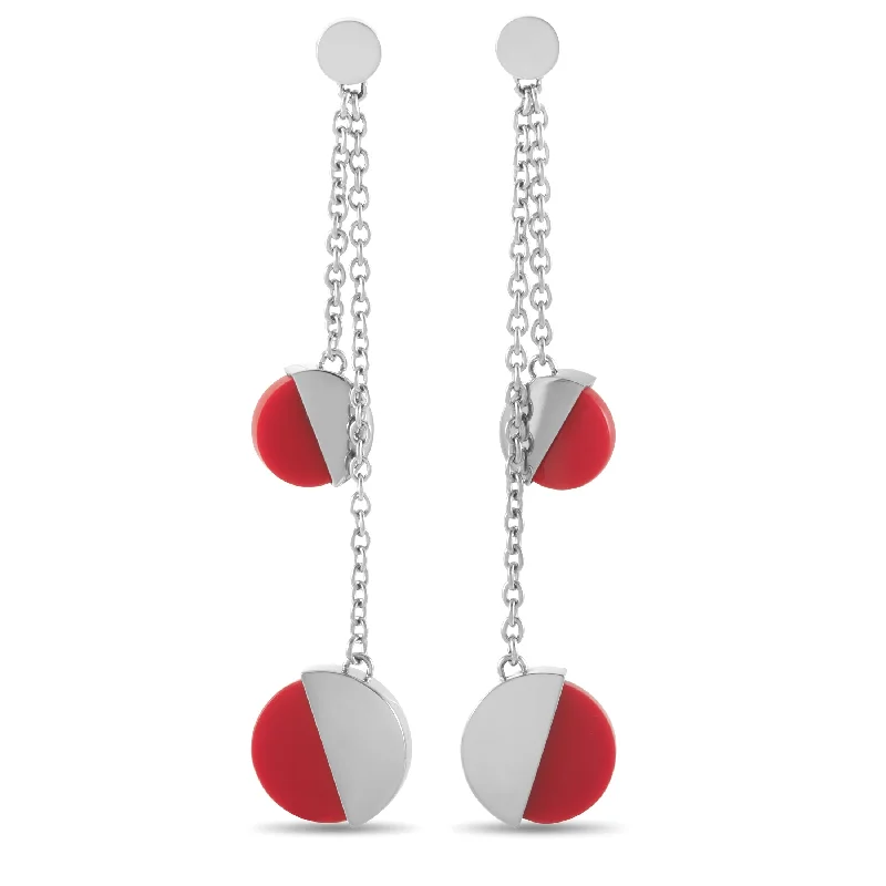 Discounted Jewelry For A Glamorous Look Calvin Klein Spicy Stainless Steel Red Coral Drop Earrings Discounted Jewelry For A Glamorous Look Calvin Klein Spicy Stainless Steel Red Coral Drop Earrings