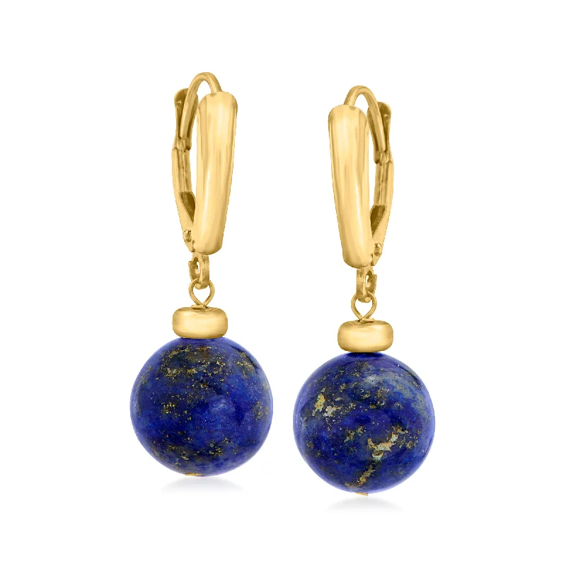 Exclusive Jewelry Markdowns – Limited-Time Offer Canaria 10-11mm Lapis Bead Drop Earrings in 10kt Yellow Gold Exclusive Jewelry Markdowns – Limited-Time Offer Canaria 10-11mm Lapis Bead Drop Earrings in 10kt Yellow Gold