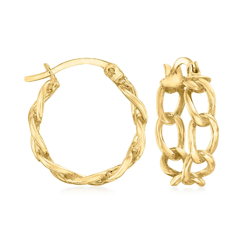 Affordable Elegance – Special Jewelry Sale Now Live Canaria 10kt Yellow Gold Oval-Link Hoop Earrings Affordable Elegance – Special Jewelry Sale Now Live Canaria 10kt Yellow Gold Oval-Link Hoop Earrings