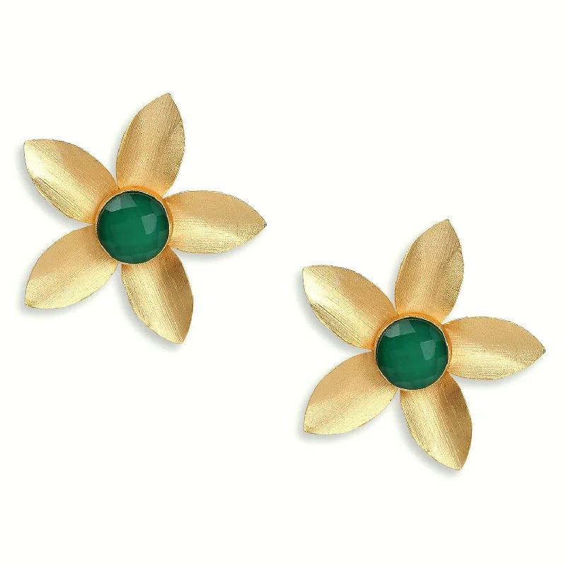 Holiday Jewelry Sale – Perfect Gifts At The Best Prices Gold-plated Floral Studs