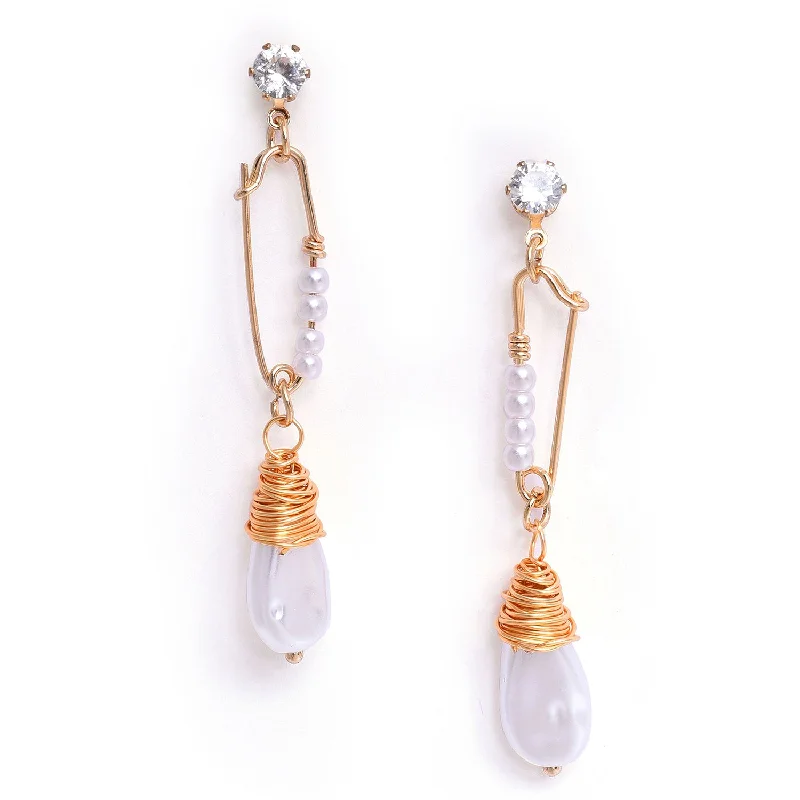 Premium Jewelry At Special Low Prices For A Limited Time Gold Plated Pearl Beaded Drop Earring Premium Jewelry At Special Low Prices For A Limited Time Gold Plated Pearl Beaded Drop Earring