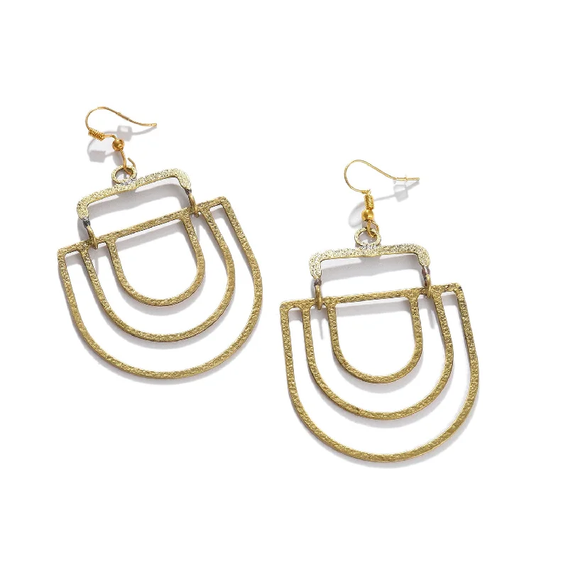 Limited-Time Offer On Premium Jewelry Collections Gold-toned Contemporary Studs Earrings Limited-Time Offer On Premium Jewelry Collections Gold-toned Contemporary Studs Earrings