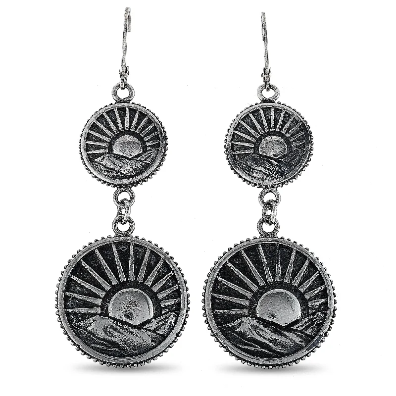 Elegant Jewelry, Exclusive Prices – Shop Now King Baby Silver Sun Concho Earrings