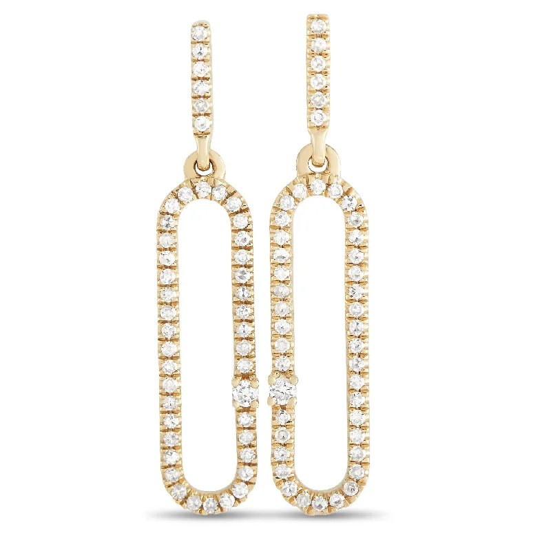 Trending Jewelry Styles Now At Limited-Time Discounts LB Exclusive 14K Yellow Gold 0.34 ct Diamond Dangle Earrings Trending Jewelry Styles Now At Limited-Time Discounts LB Exclusive 14K Yellow Gold 0.34 ct Diamond Dangle Earrings