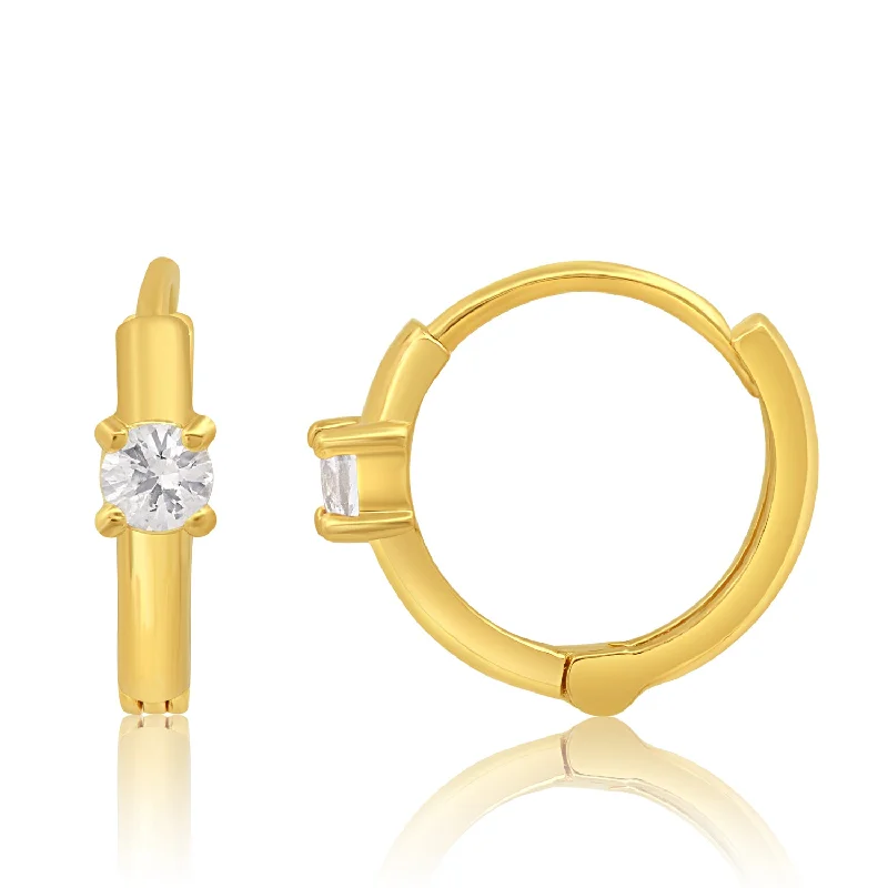Fashion-Forward Jewelry At Exclusive Discounts Natural Gemstone Pair Small Huggie Hoop Earrings in 14k Yellow Gold with Hidden Clip Closure Fashion-Forward Jewelry At Exclusive Discounts Natural Gemstone Pair Small Huggie Hoop Earrings in 14k Yellow Gold with Hidden Clip Closure