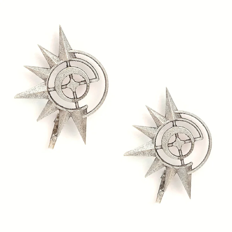 Elevate Your Jewelry Collection With Limited-Time Savings Oxidised Silver-plated Quirky Ear Cuffs Elevate Your Jewelry Collection With Limited-Time Savings Oxidised Silver-plated Quirky Ear Cuffs