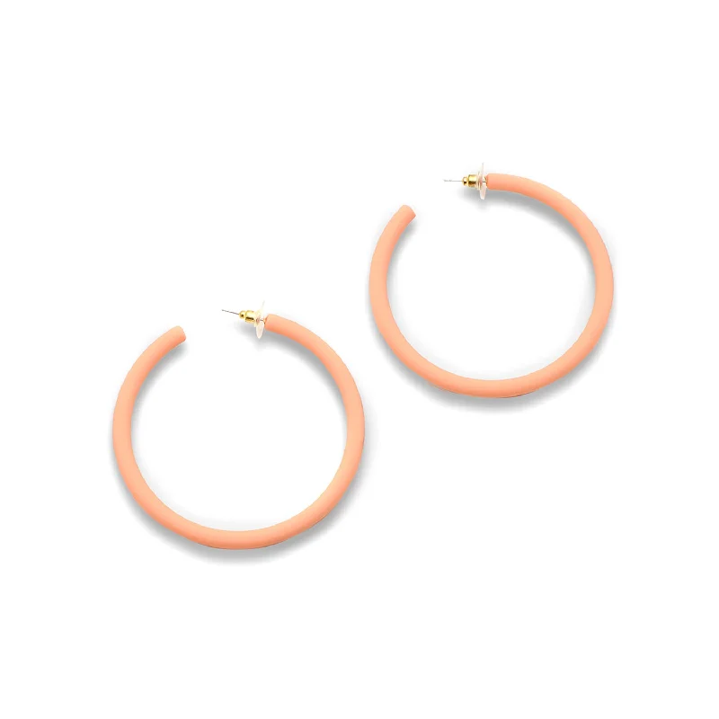 Fashion-Forward Jewelry At Exclusive Discounts Pink Color Gold Plated Party Designer Hoop Earring For Women's Fashion-Forward Jewelry At Exclusive Discounts Pink Color Gold Plated Party Designer Hoop Earring For Women's