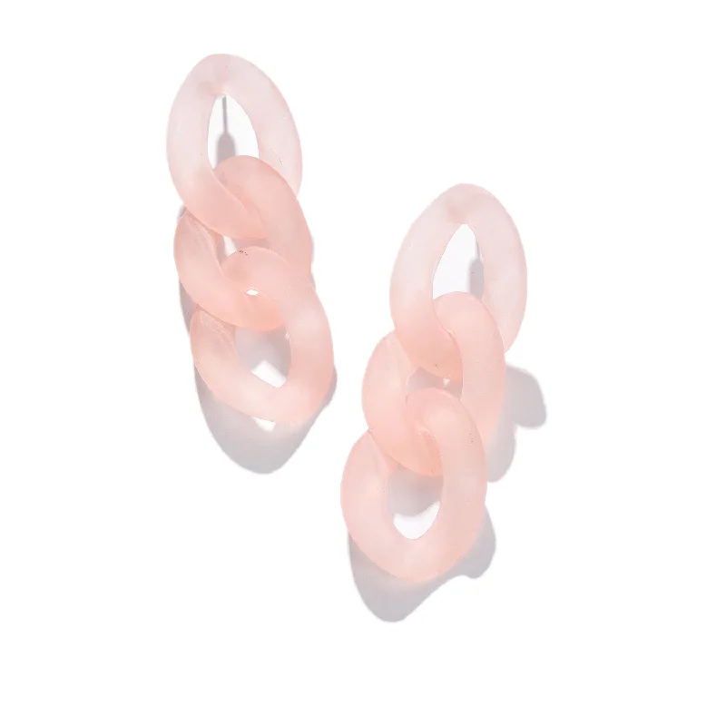 Luxury Jewelry Now At Special Promotional Rates Pink Color Trendy Designer Drop Earring For Women's Luxury Jewelry Now At Special Promotional Rates Pink Color Trendy Designer Drop Earring For Women's