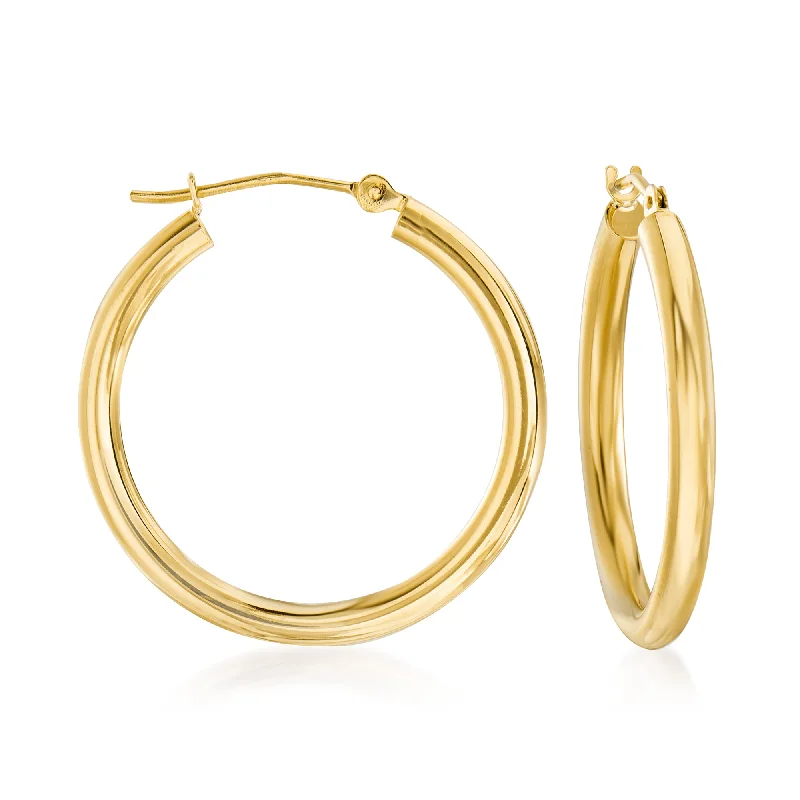 Fashion-Forward Jewelry At Incredible Prices Ross-Simons 2.5mm 14kt Yellow Gold Hoop Earrings