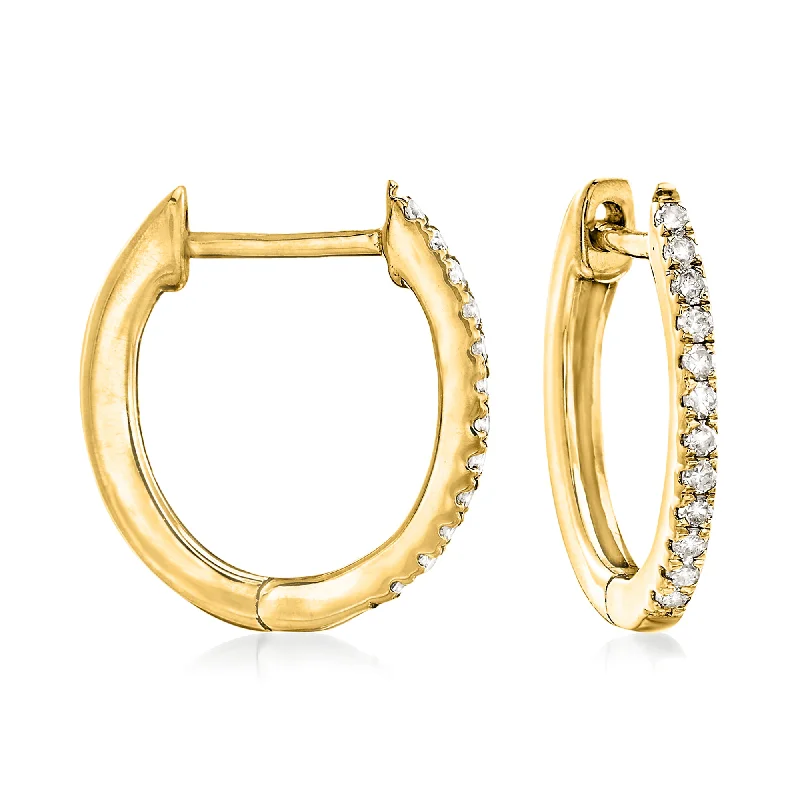 Elegant Jewelry, Exclusive Prices – Shop Now Ross-Simons Diamond Huggie Hoop Earrings in 14kt White Gold Elegant Jewelry, Exclusive Prices – Shop Now Ross-Simons Diamond Huggie Hoop Earrings in 14kt White Gold
