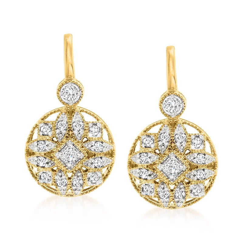 Affordable Glamour – Premium Jewelry For Less Ross-Simons Diamond Multi-Shape Drop Earrings in 18kt Gold Over Sterling Affordable Glamour – Premium Jewelry For Less Ross-Simons Diamond Multi-Shape Drop Earrings in 18kt Gold Over Sterling