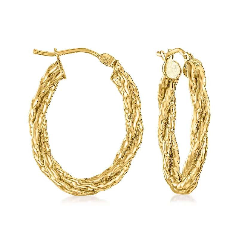 Special Sale On Handcrafted Jewelry – Shop Today Ross-Simons Italian 14kt Yellow Gold Twisted Oval Hoop Earrings Special Sale On Handcrafted Jewelry – Shop Today Ross-Simons Italian 14kt Yellow Gold Twisted Oval Hoop Earrings