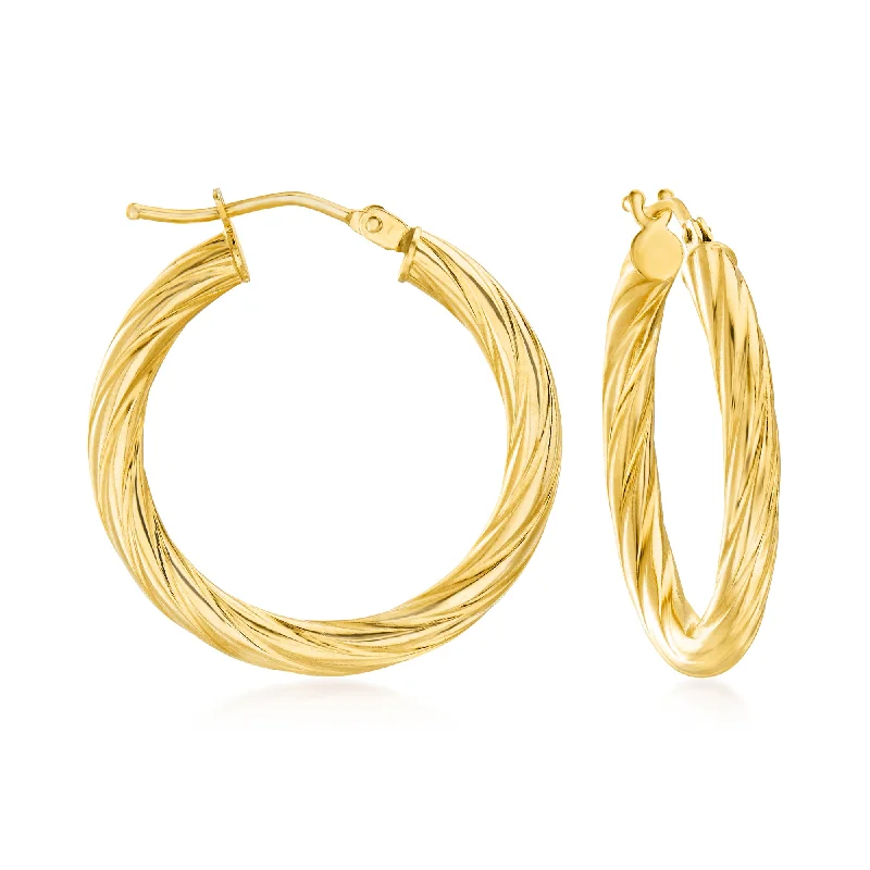 Best Jewelry Deals – Premium Quality At Exclusive Discounts Ross-Simons Italian 18kt Yellow Gold Twisted Hoop Earrings Best Jewelry Deals – Premium Quality At Exclusive Discounts Ross-Simons Italian 18kt Yellow Gold Twisted Hoop Earrings