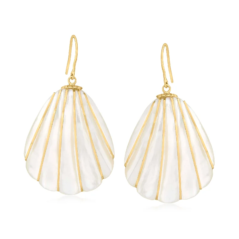 Handcrafted Jewelry Sale – Unique Designs At Low Prices Ross-Simons Mother-Of-Pearl and 4-4.5mm Cultured Pearl Seashell Drop Earrings in 14kt Yellow Gold Handcrafted Jewelry Sale – Unique Designs At Low Prices Ross-Simons Mother-Of-Pearl and 4-4.5mm Cultured Pearl Seashell Drop Earrings in 14kt Yellow Gold
