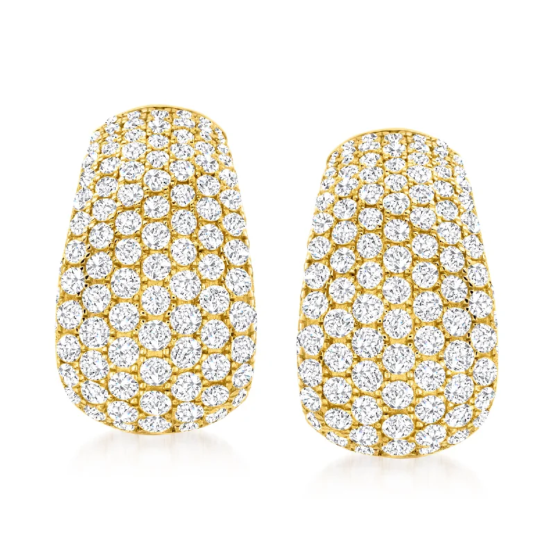 Exclusive Jewelry Sale – Grab Timeless Pieces Now Ross-Simons Pave Diamond Earrings in 14kt Yellow Gold Exclusive Jewelry Sale – Grab Timeless Pieces Now Ross-Simons Pave Diamond Earrings in 14kt Yellow Gold