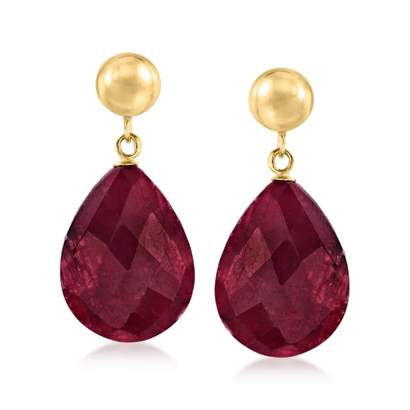 Exclusive Jewelry Sale – Shine For Less Ross-Simons Ruby Drop Earrings With 14kt Yellow Gold Exclusive Jewelry Sale – Shine For Less Ross-Simons Ruby Drop Earrings With 14kt Yellow Gold
